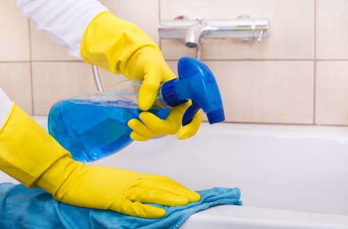 Kitchen and bathroom deep cleaning as part of a one-off clean