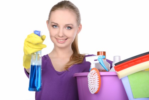 One-off cleaning for a local business space in Barnes